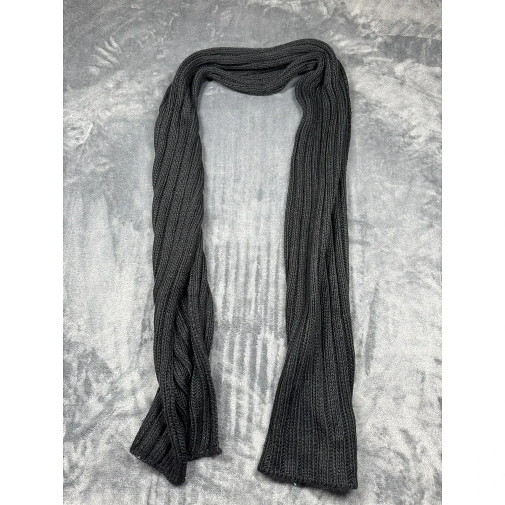 Goodfellow & Co Men's Rib Scarf‎ Black Knit